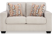aviemore stone loveseat   