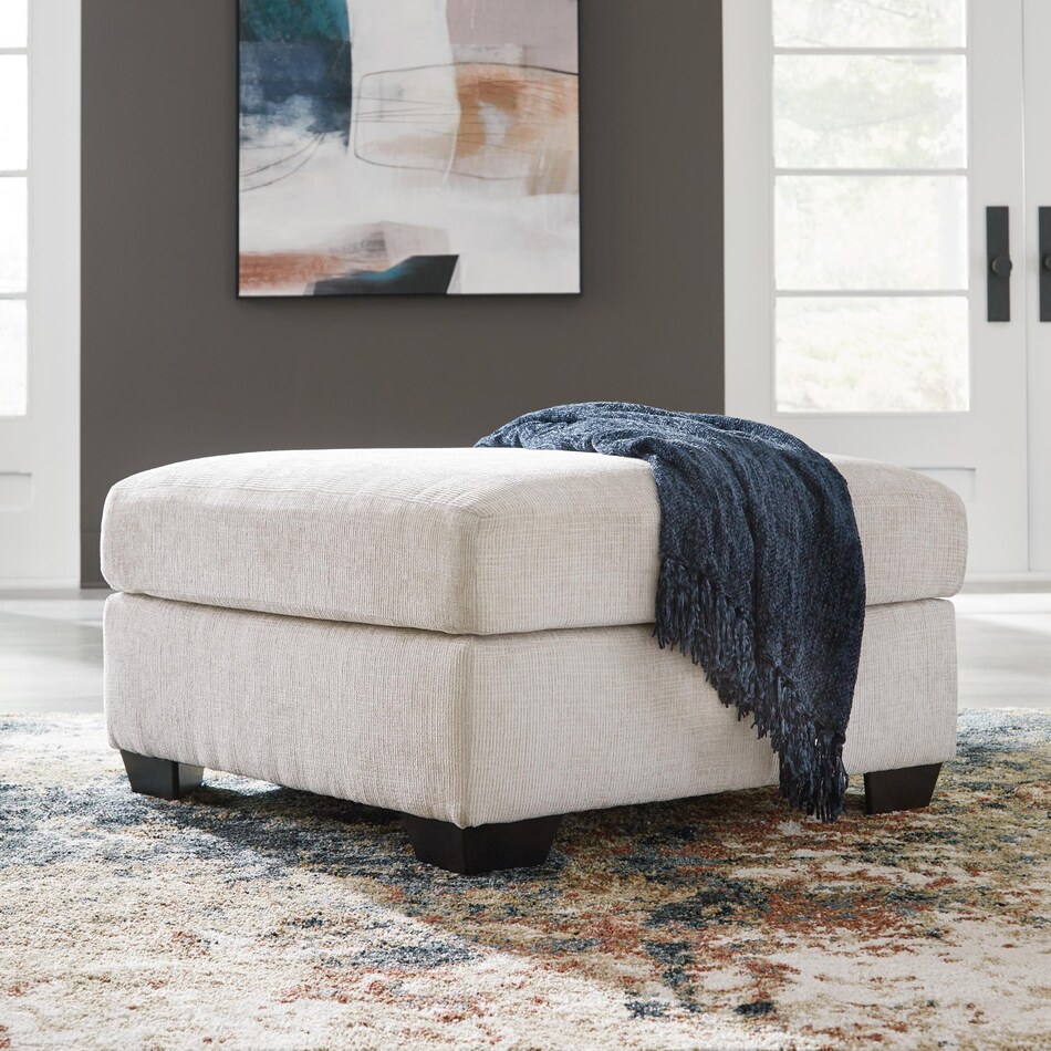 aviemore stone ottoman   