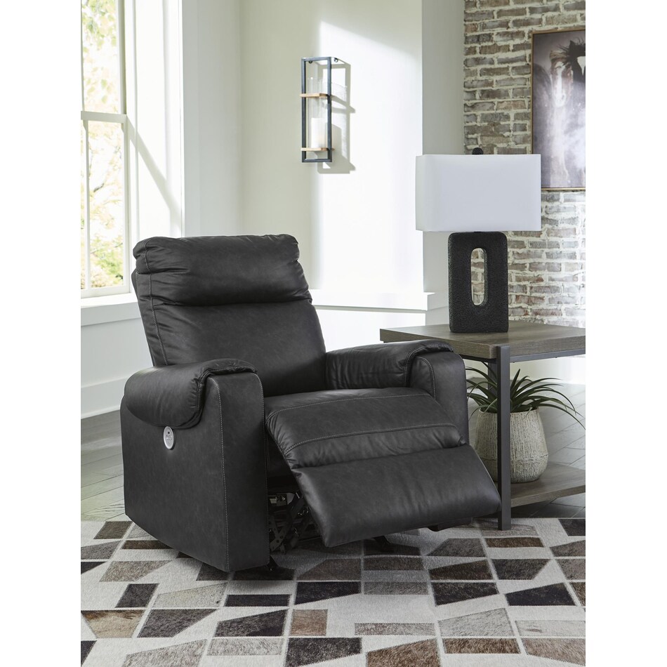 axtellton carbon power recliner   