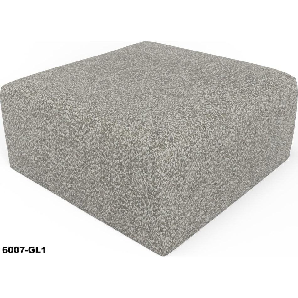 bailee almond cocktail ottoman   