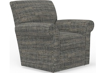 bailee cerulean accent chair   