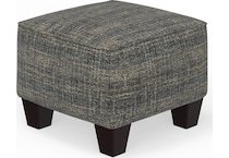 bailee cerulean cocktail ottoman   
