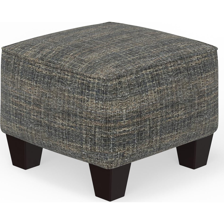 bailee cerulean cocktail ottoman   