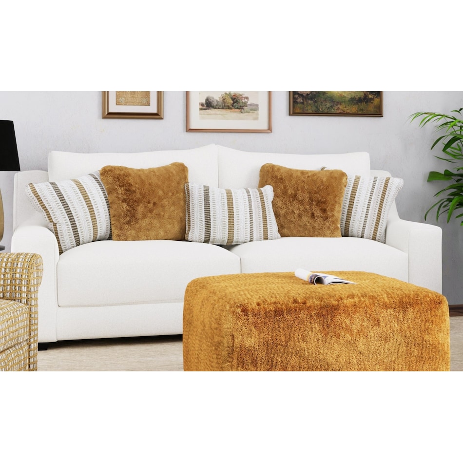 bailee eggshell sofa   