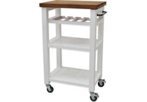 baird white accent table   