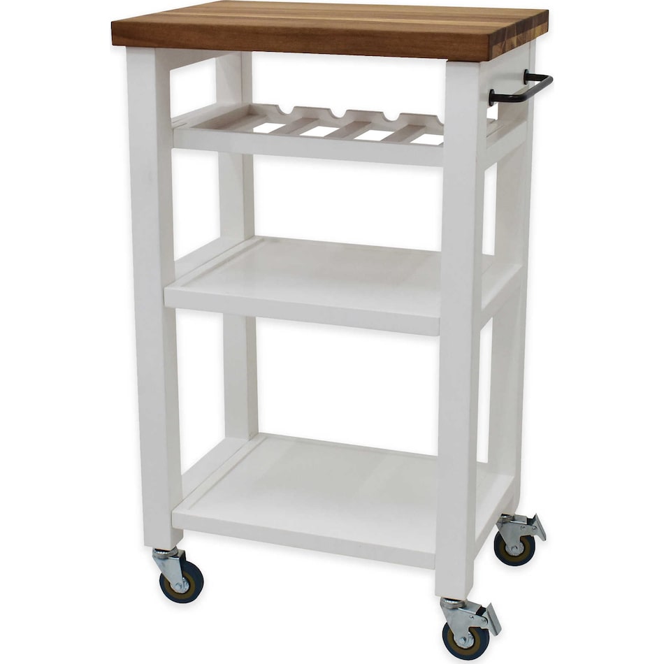 baird white accent table   