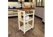 baird white accent table   