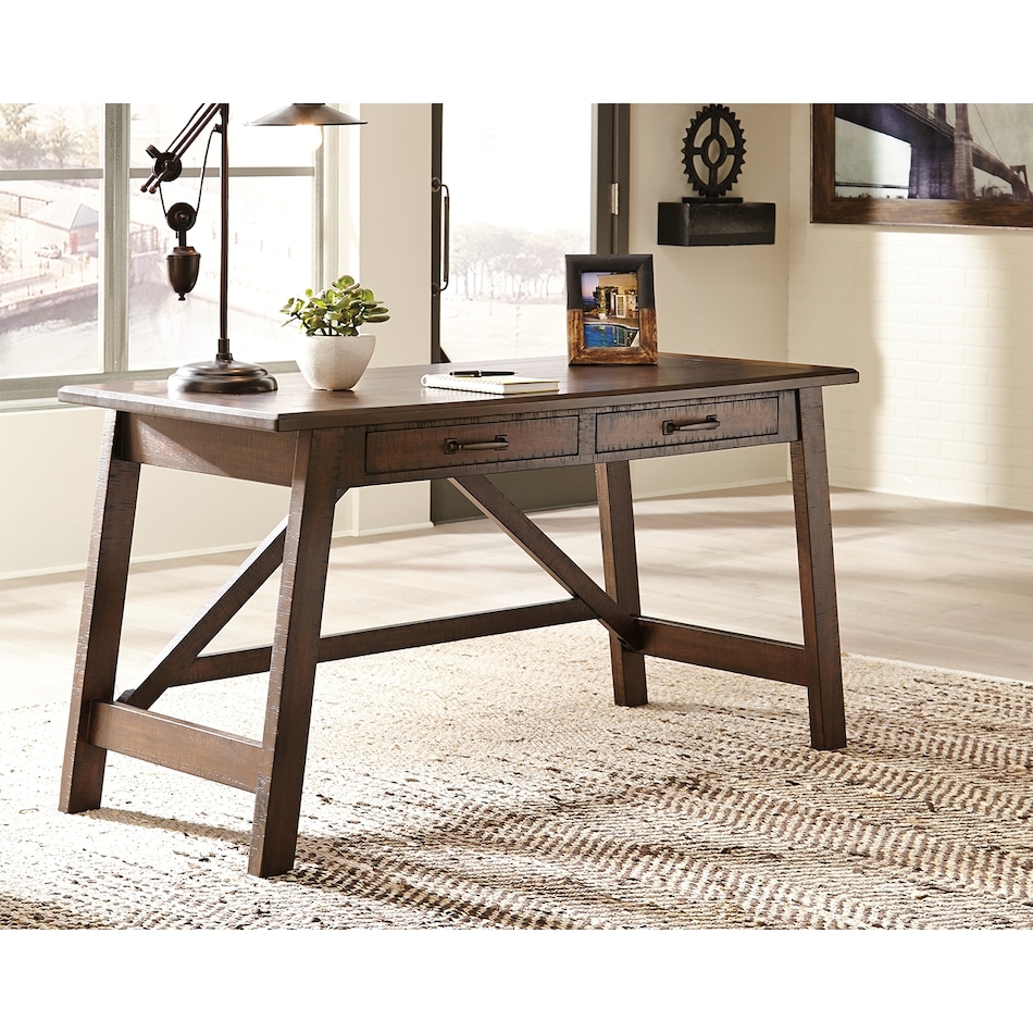 baldridge brown desk   