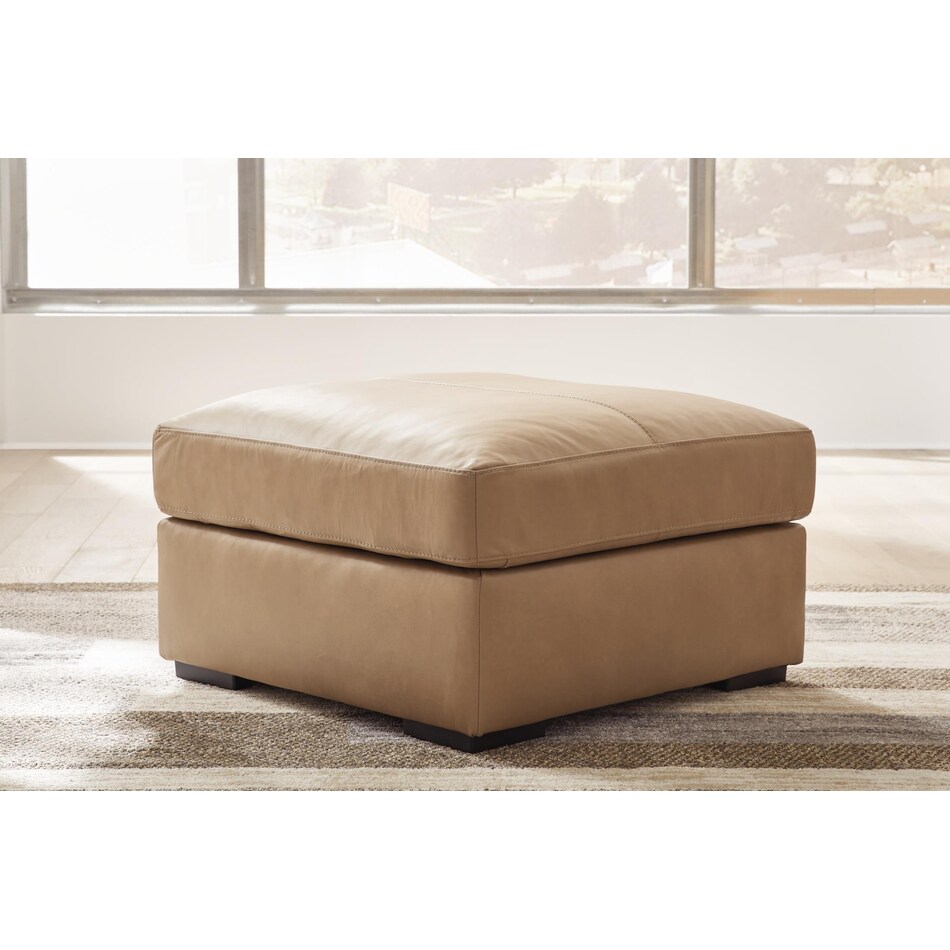 bandon brown ottoman   