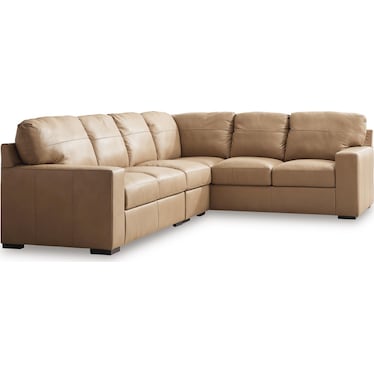 BANDON 3-PC LEATHER SECTIONAL