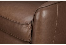 barcalounger brown leather rocker recliner   