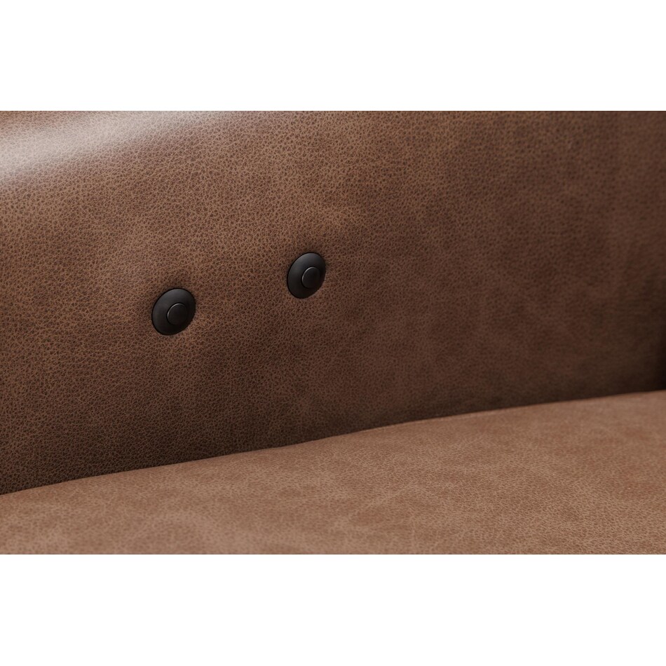 barcalounger brown leather rocker recliner   