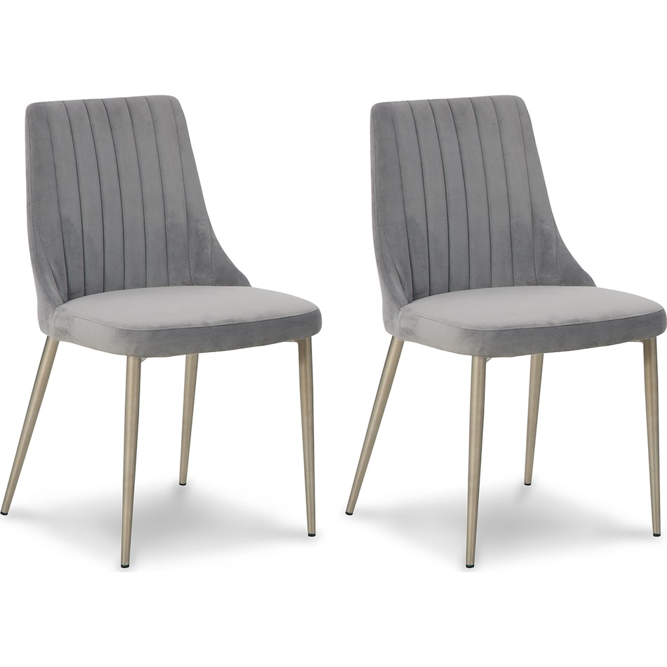 barchoni grey side chair   
