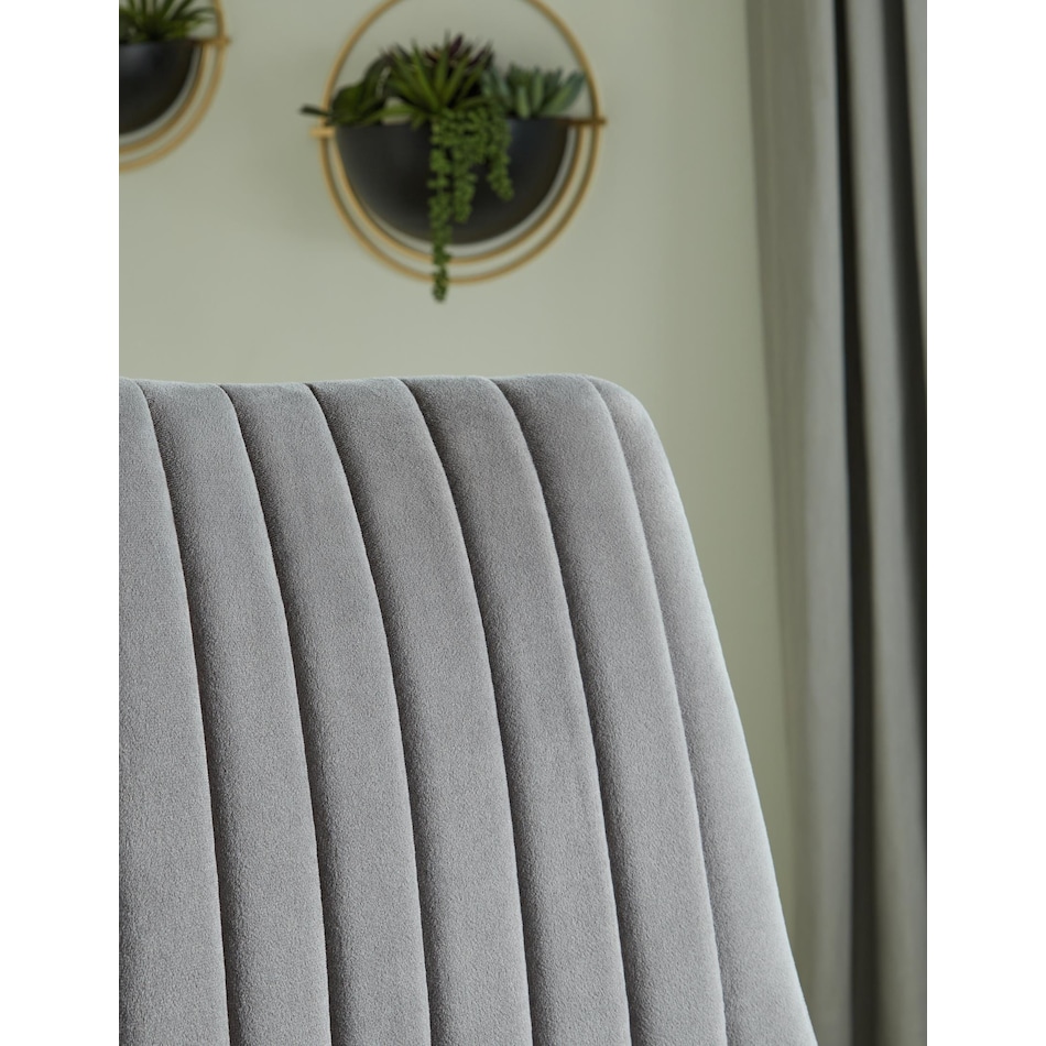 barchoni grey side chair   