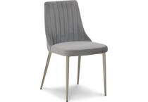 barchoni grey side chair   