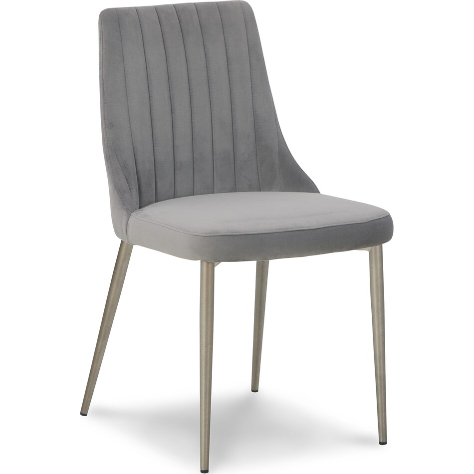 barchoni grey side chair   