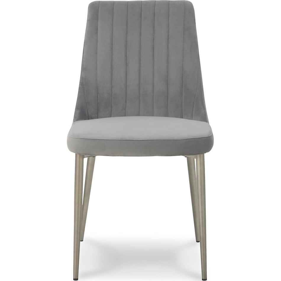 barchoni grey side chair   