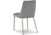 barchoni grey side chair   