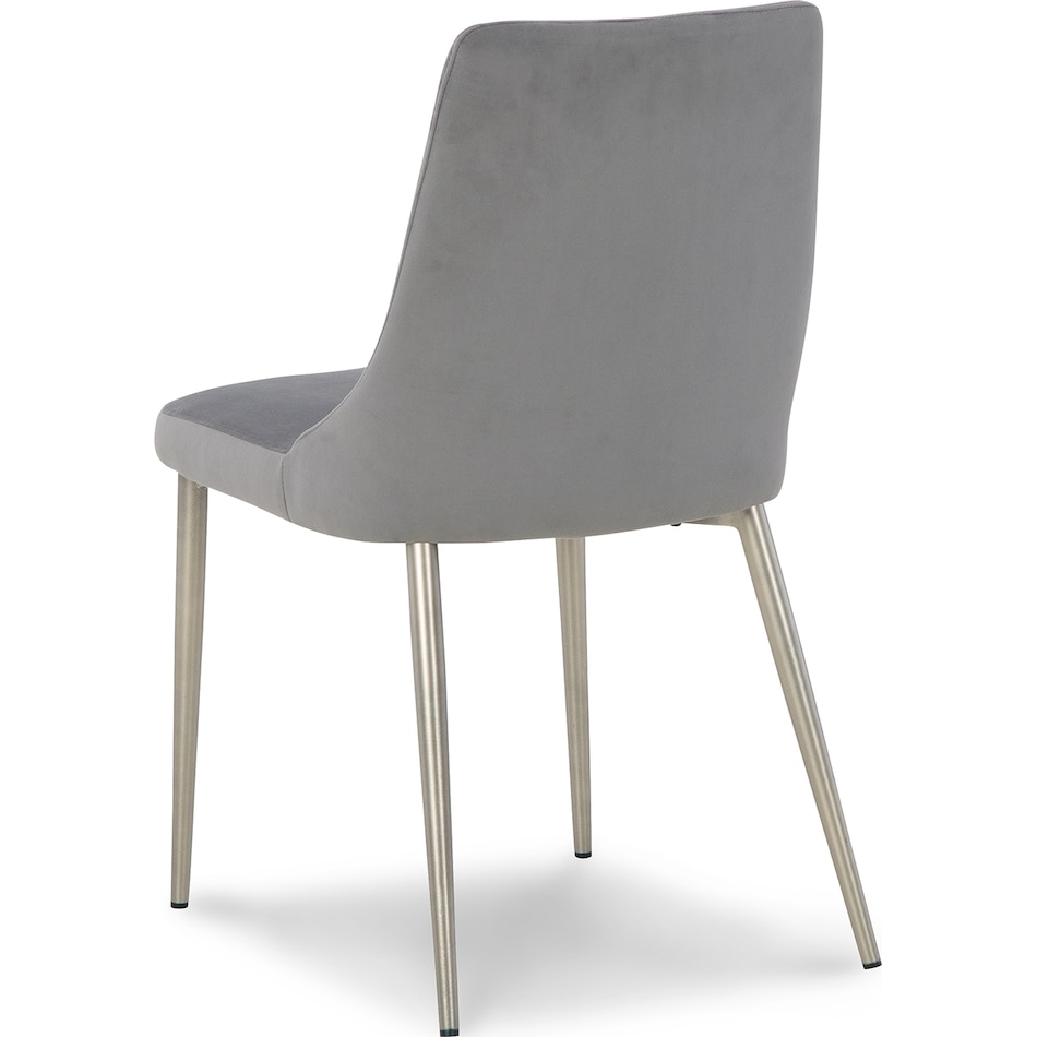 barchoni grey side chair   