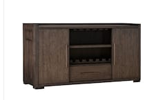 barkley brown dark sideboard server   
