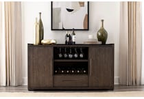 barkley brown dark sideboard server   
