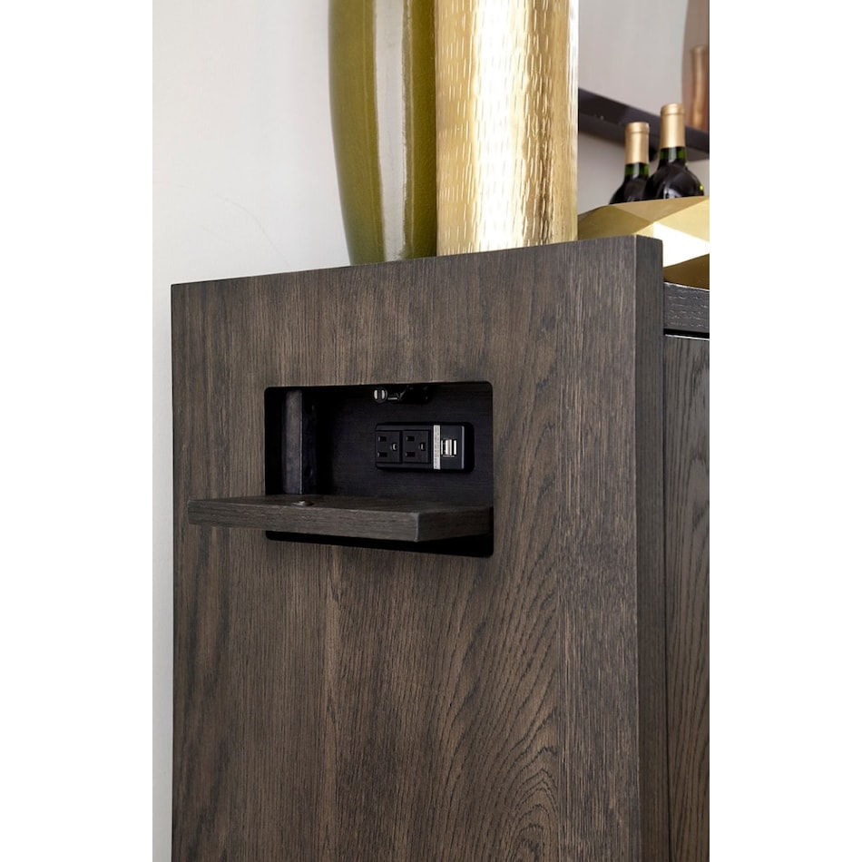 barkley brown dark sideboard server   