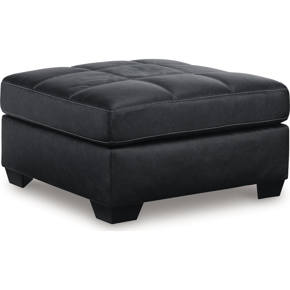 barlin mills black ottoman   