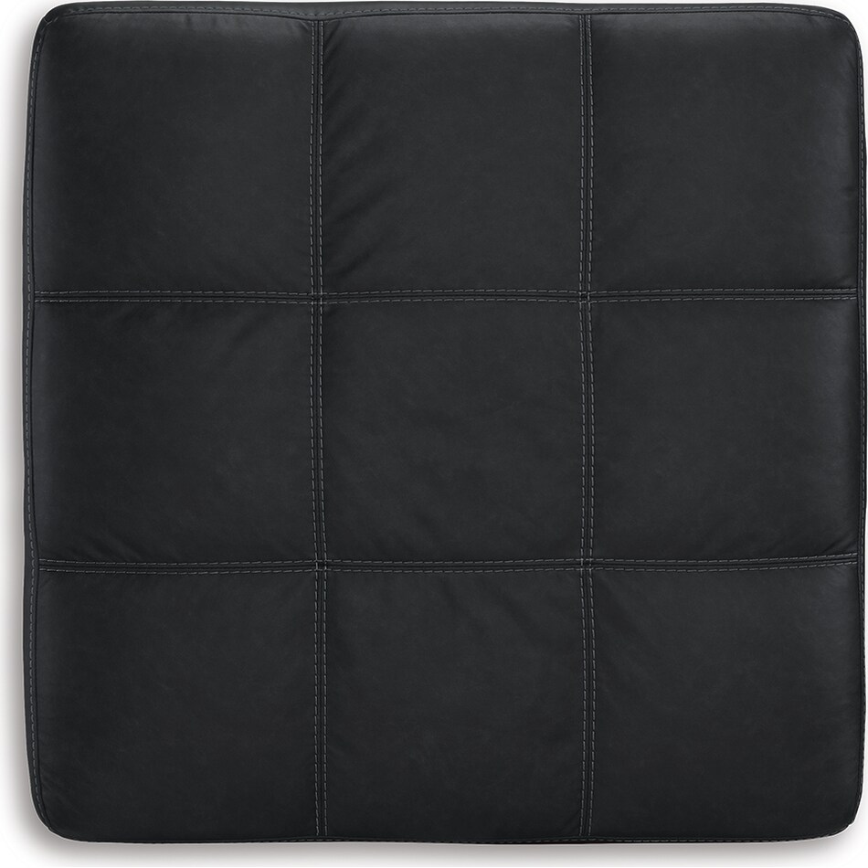 barlin mills black ottoman   