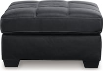 barlin mills black ottoman   