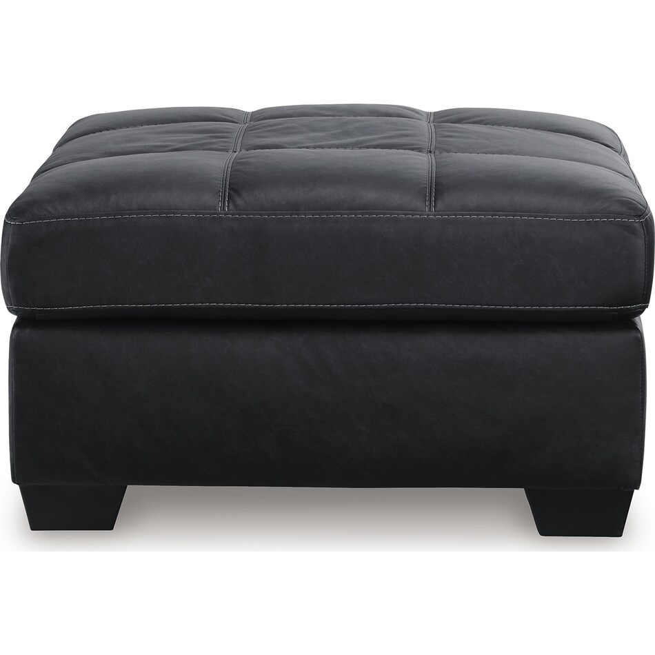 barlin mills black ottoman   