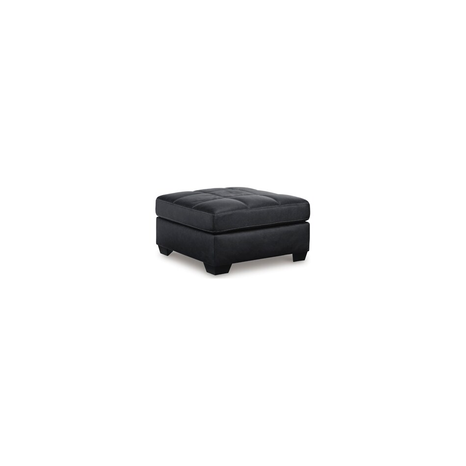 barlin mills black ottoman   