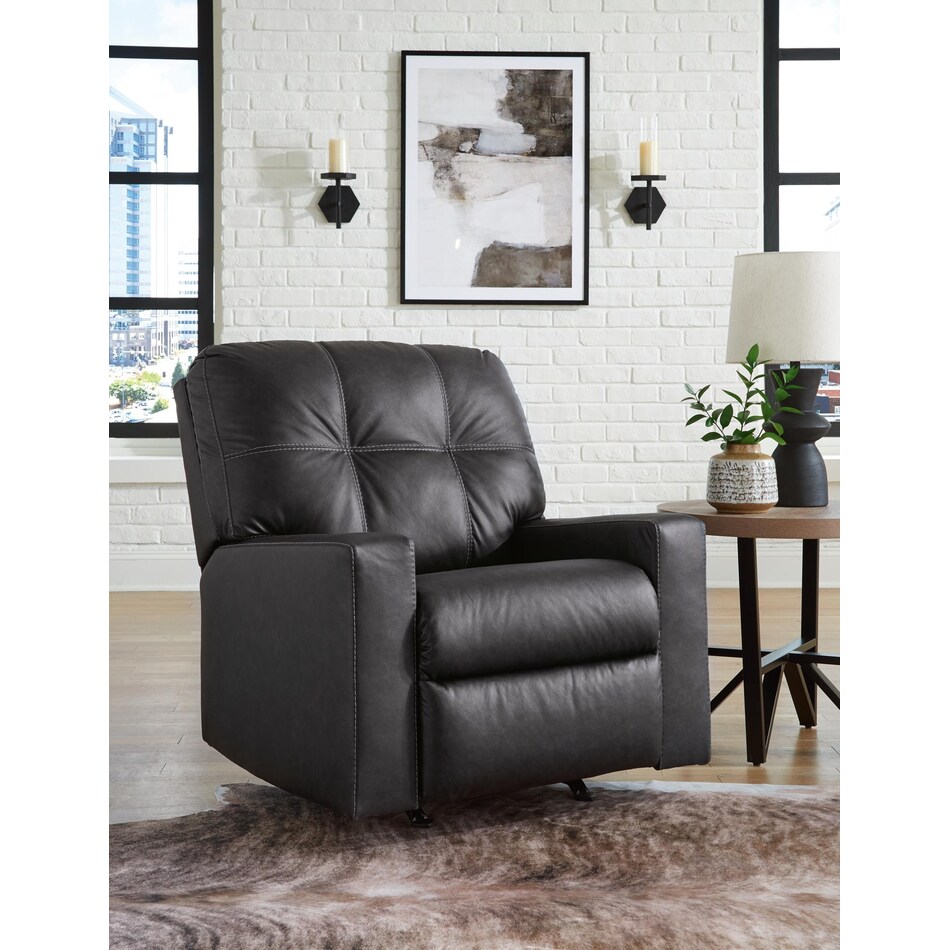 barlin mills black rocker recliner   