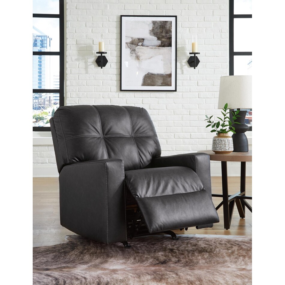 barlin mills black rocker recliner   