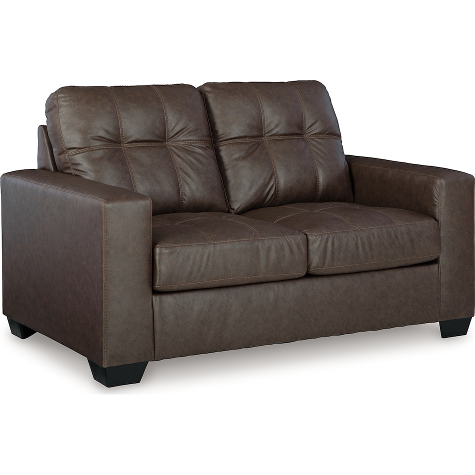barlin mills brown loveseat   