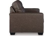 barlin mills brown loveseat   