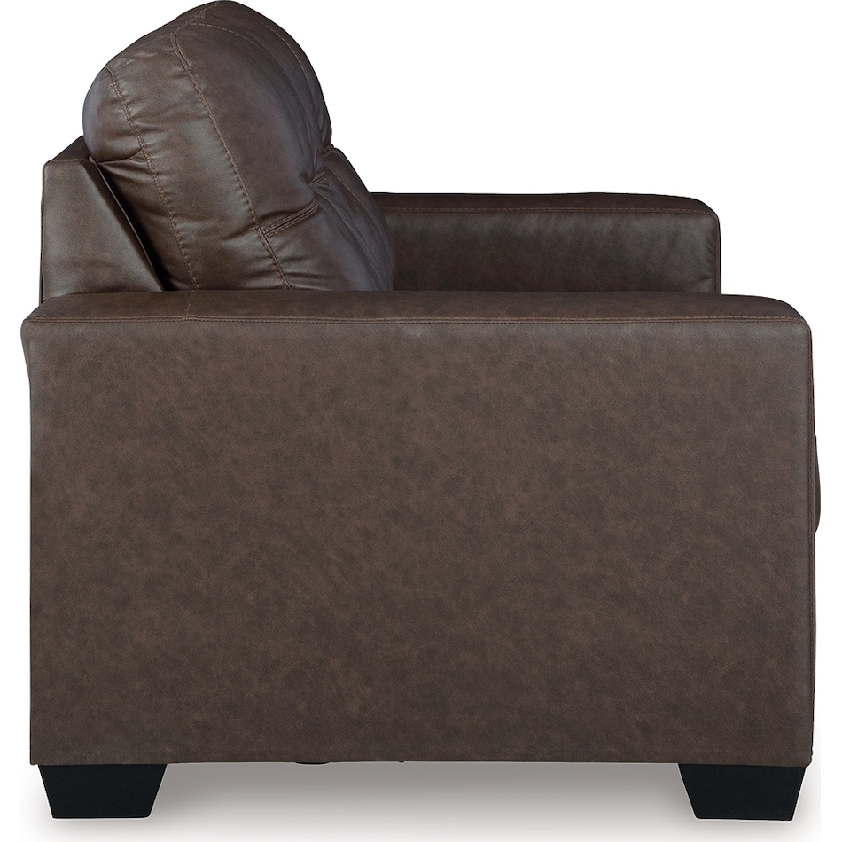 barlin mills brown loveseat   