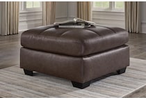 barlin mills brown ottoman   