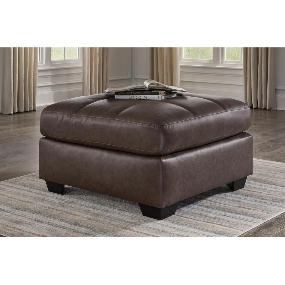 barlin mills brown ottoman   