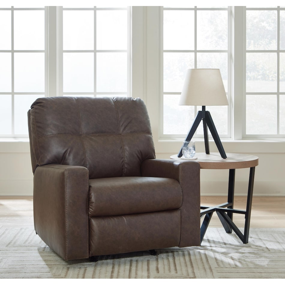 barlin mills brown rocker recliner   