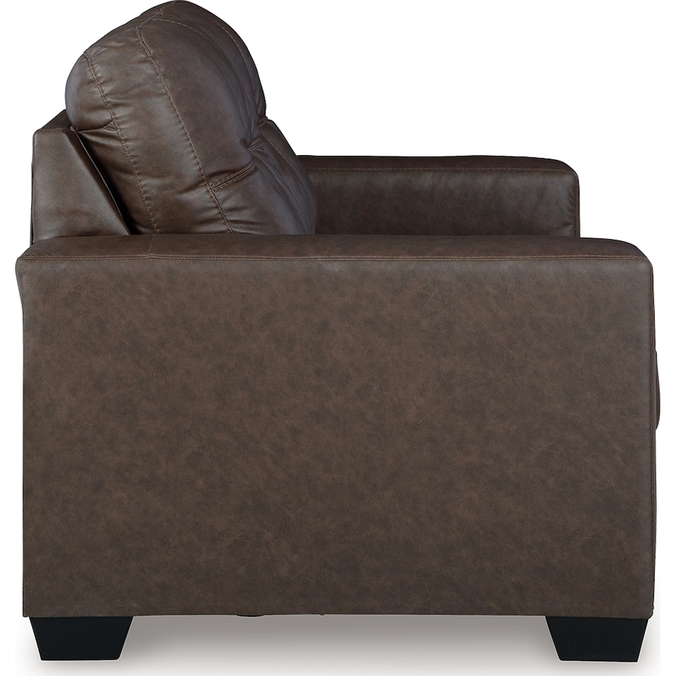 barlin mills umber loveseat   