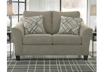 barnesley platinum loveseat   