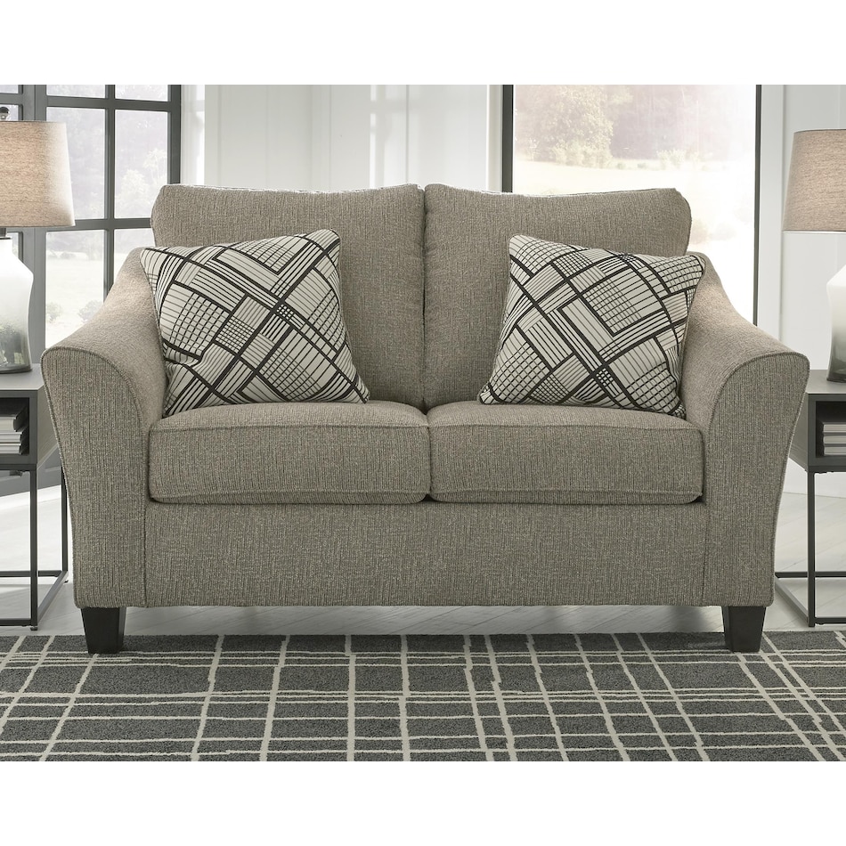 barnesley platinum loveseat   