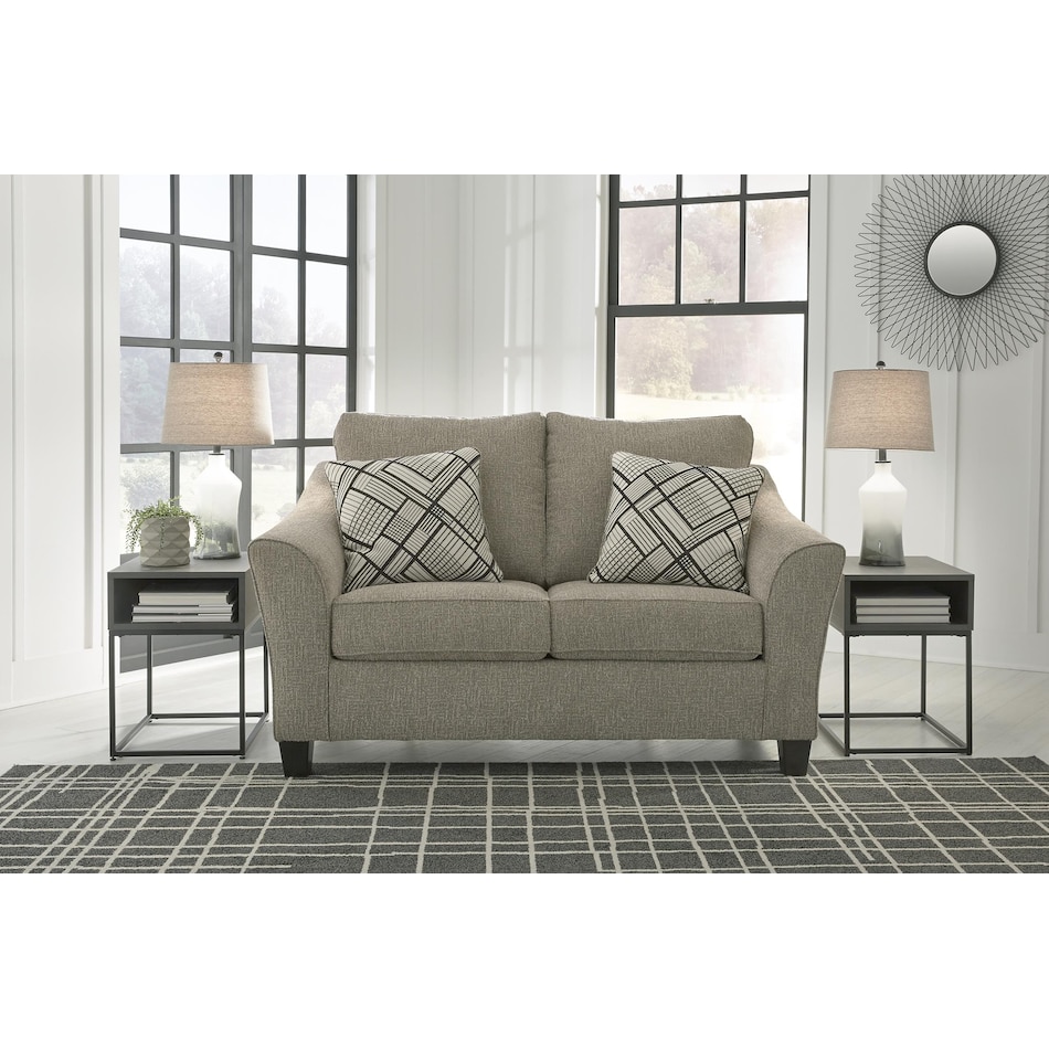 barnesley platinum loveseat   