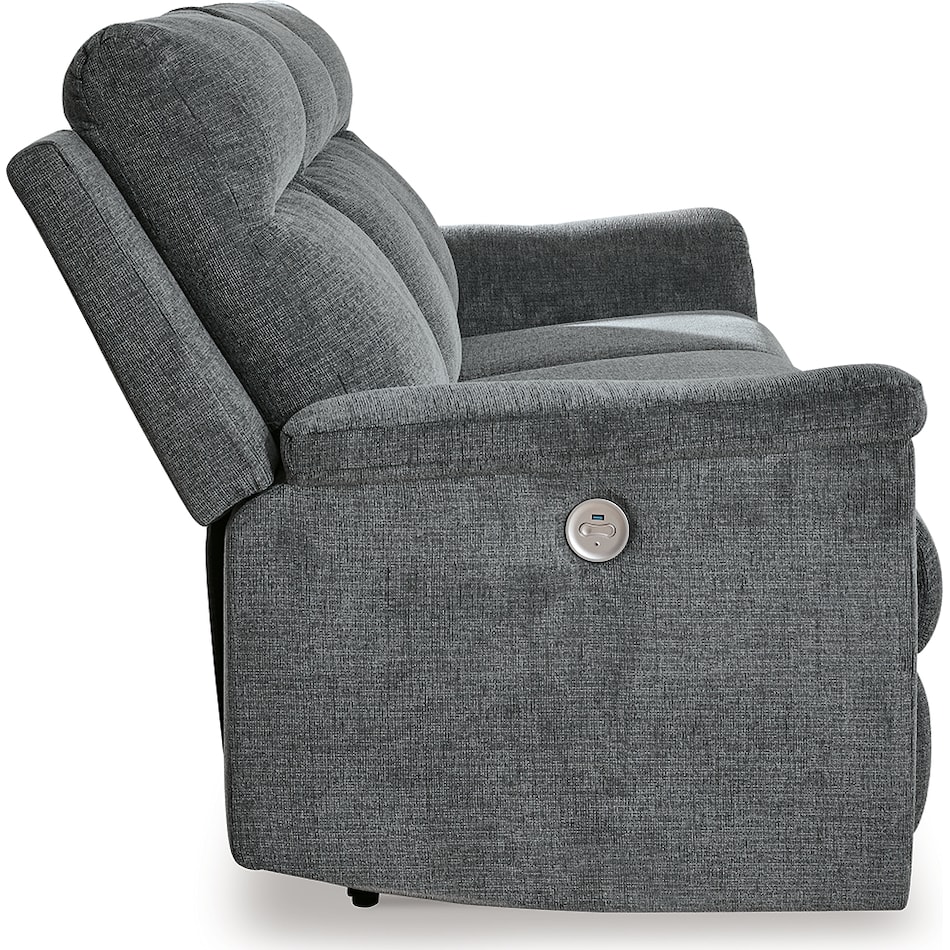 barnsana gravel power reclining sofa   