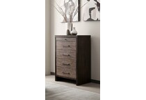 bartlett buckskin and tobacco leaf chest   