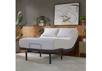 baselogic platinum level  top color: gray side color: gray accent color: black adjustable base twin xl   