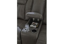 batavia pier reclining console loveseat   