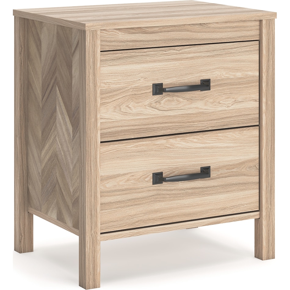 battelle tan nightstand   