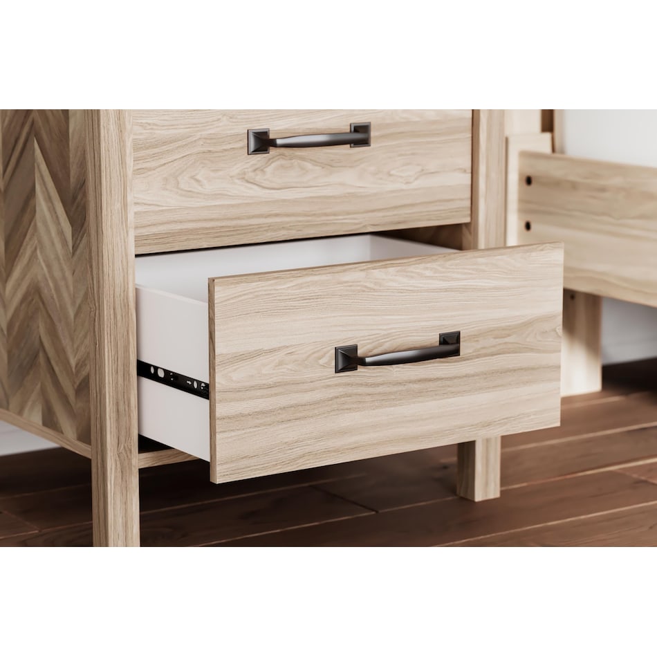 battelle tan nightstand   