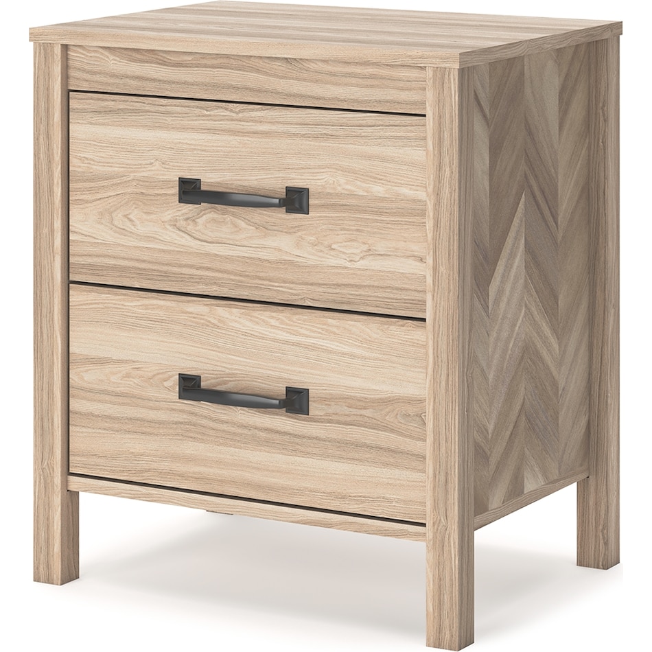 battelle tan nightstand   